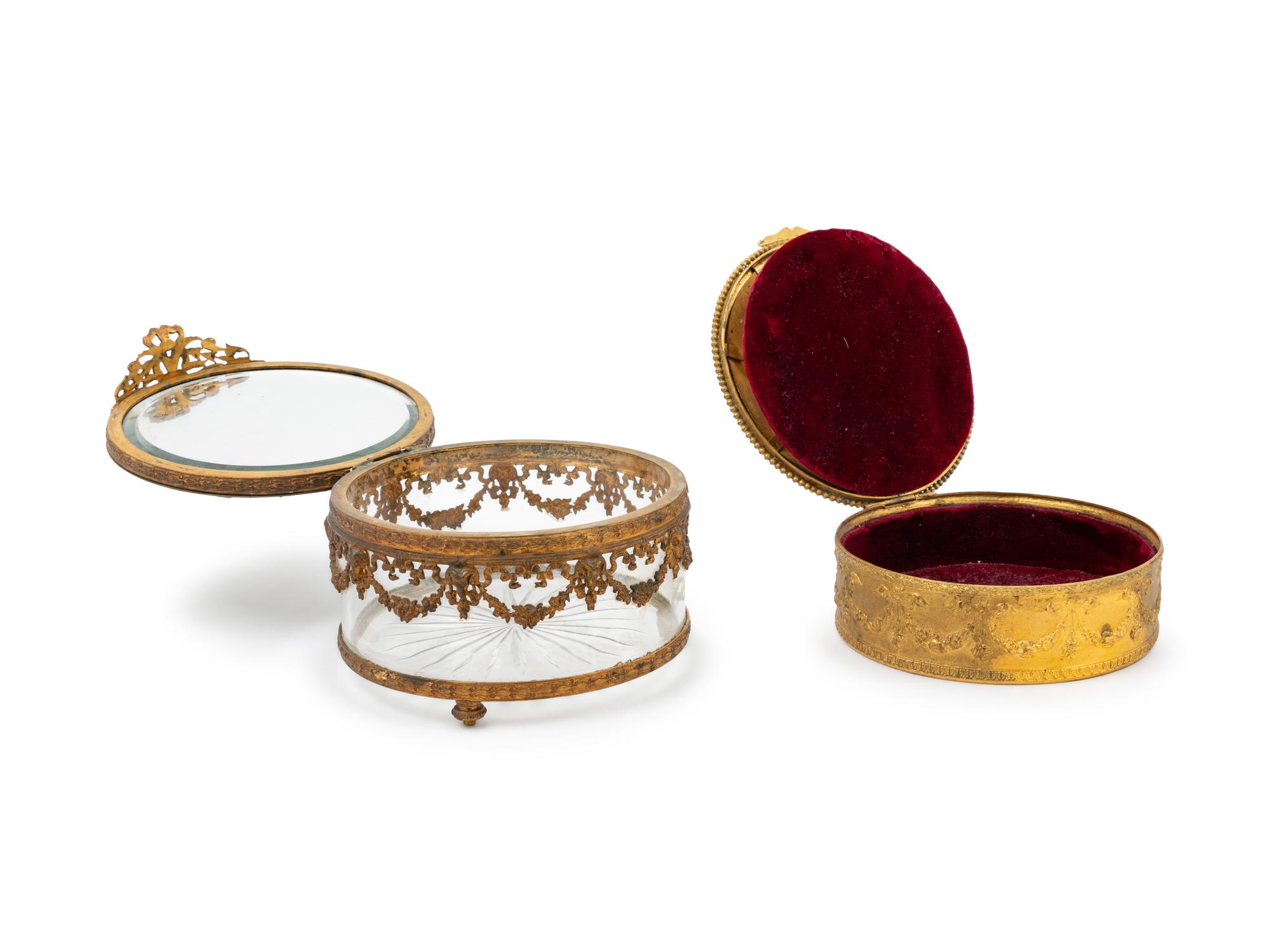 Two Continental Enamel Mounted Powder Boxes