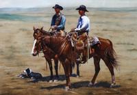 John Fawcett, (American, b. 1952), Swapping Tales