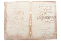 [SLAVERY & ABOLITION - CUBA]. A group of 11 manumission and sale documents for enslaved persons in Cuba.