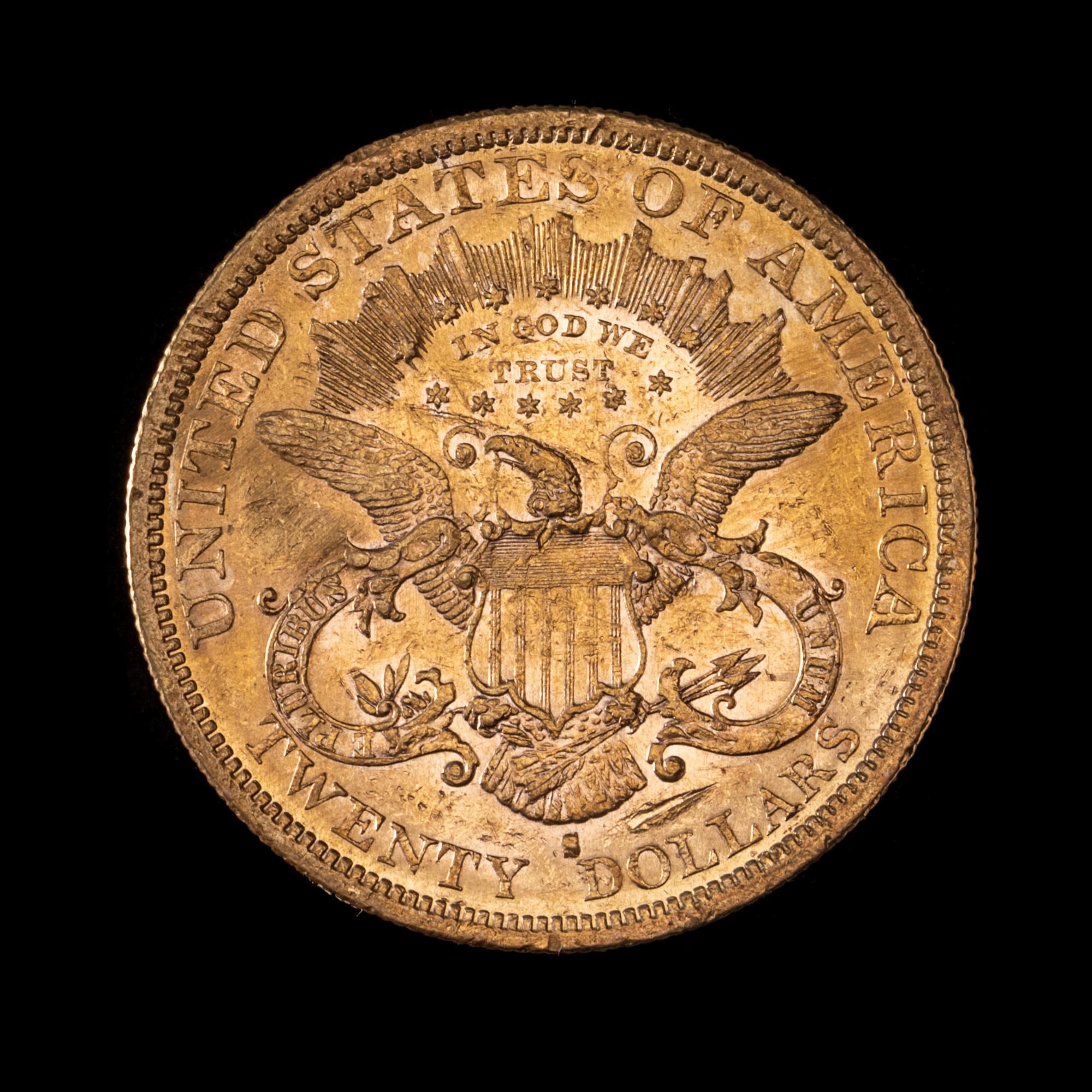 A United States 1878-S Liberty Head $20 Gold Coin