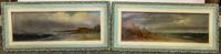 Nelli Stem, (19th century), Seascapes, 1889 (a pair of works)