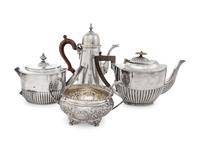 A Group of Four English Holloware Articles