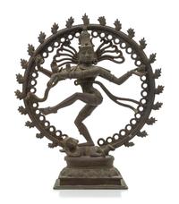 A South Indian Bronze Figure of Nataraja Height 14 3/4 inches. — 19TH CENTURY