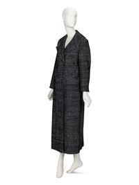 Chanel, Double-Breasted Tweed Coat