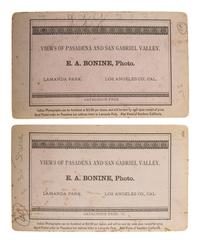 [NATIVE AMERICANS]. BONINE, E.A., and BUEHMAN & CO., photographers. A group of 3 photographs of Yuma women, comprising: