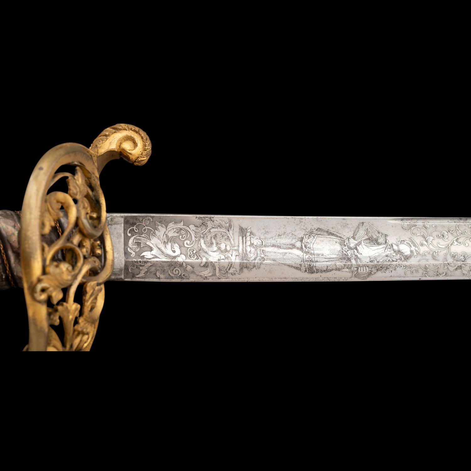 Very Fine Schuyler, Hartley & Graham Presentation Sword of Lt. Col. C.S. Hansen, 20th KY Inf. & 37th KY Mounted Inf.- WIA & POW at Saltville, VA