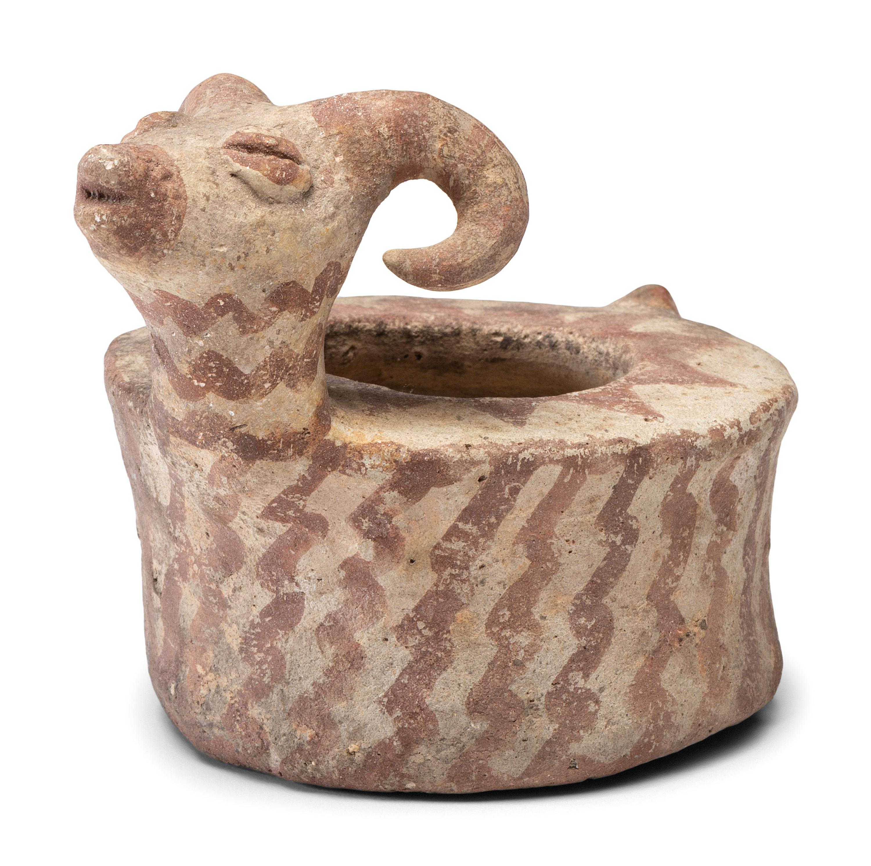 Hohokam Ram Effigy Bowl