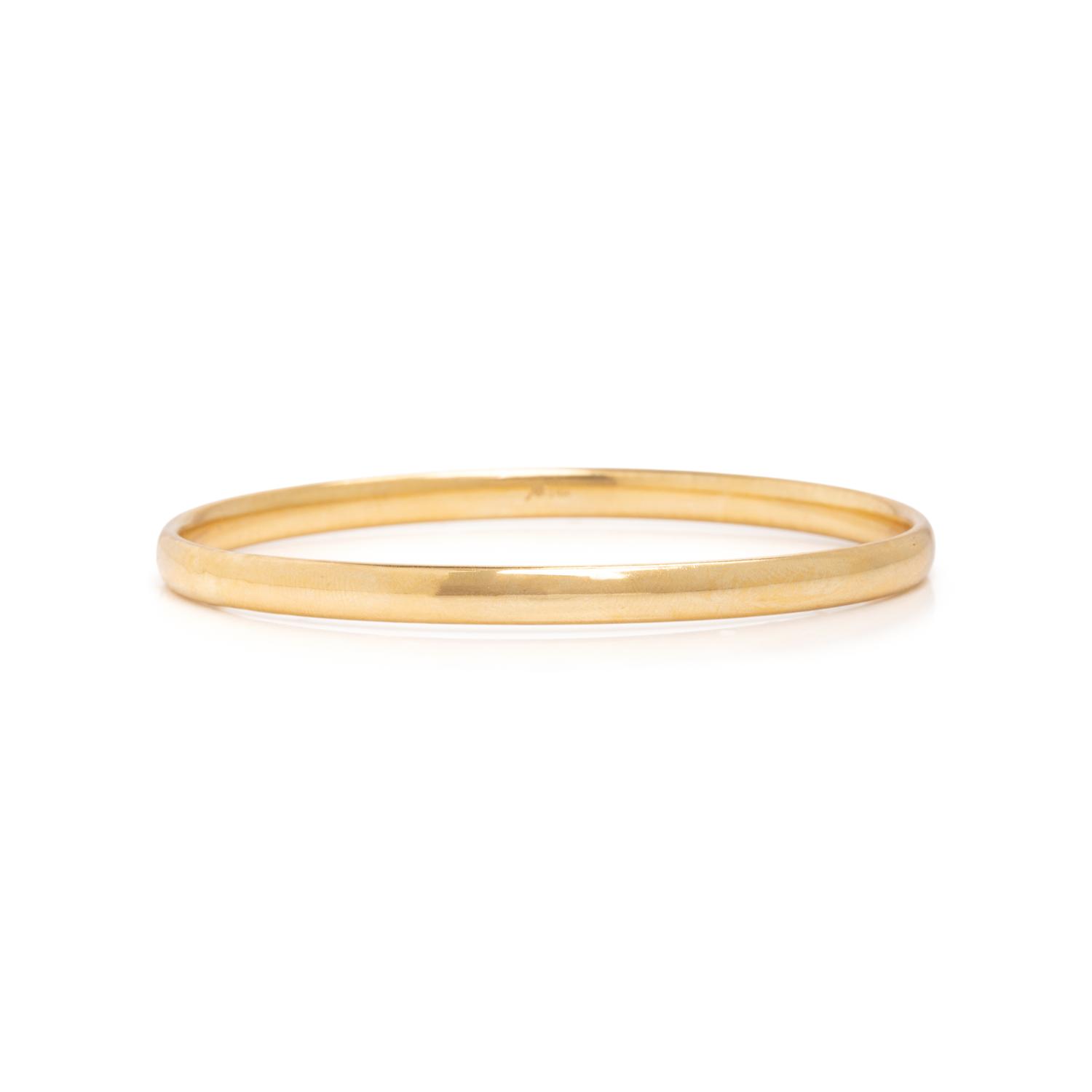 Collection of Yellow Gold Bangle Bracelets