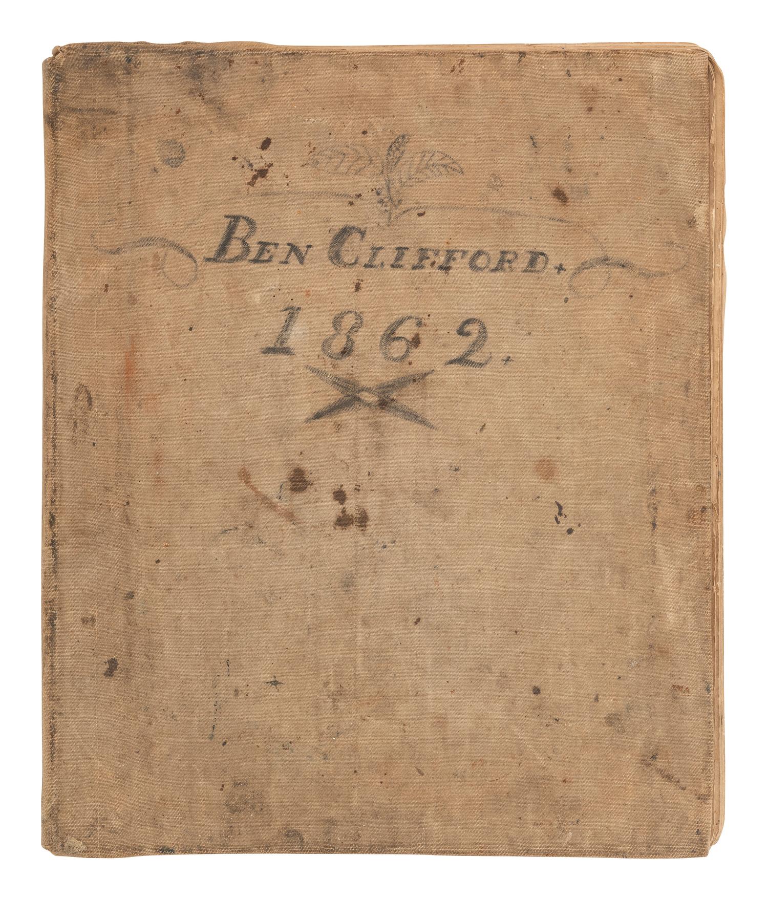 [MARITIME]. Log of the Barques Wavelet , Looling , and J.H. Wills documenting journeys in East Asia, ca 1862-1865. [ With: ] Notebook containing sea shanties and sketches of ships, ca 1862-63.