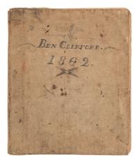 [MARITIME]. Log of the Barques Wavelet , Looling , and J.H. Wills documenting journeys in East Asia, ca 1862-1865. [ With: ] Notebook containing sea shanties and sketches of ships, ca 1862-63.