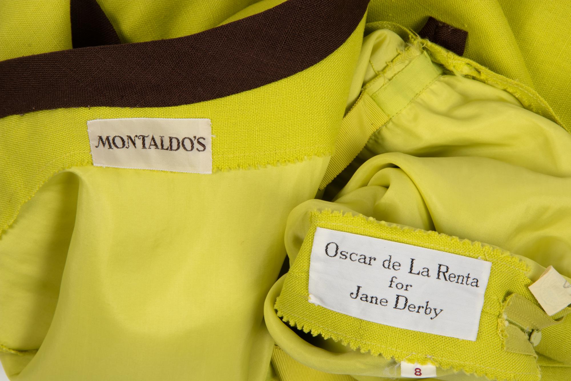 Oscar de la Renta for Jane Derby Shift Dress, 1960s