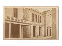 [EARLY PHOTOGRAPHY] -- [WESTERN AMERICANA]. A group of 10 CDVs, incl. Japanese examples and a carte of the third US Post Office in San Antonio, located inside Gamble's Book store on Commerce Street.