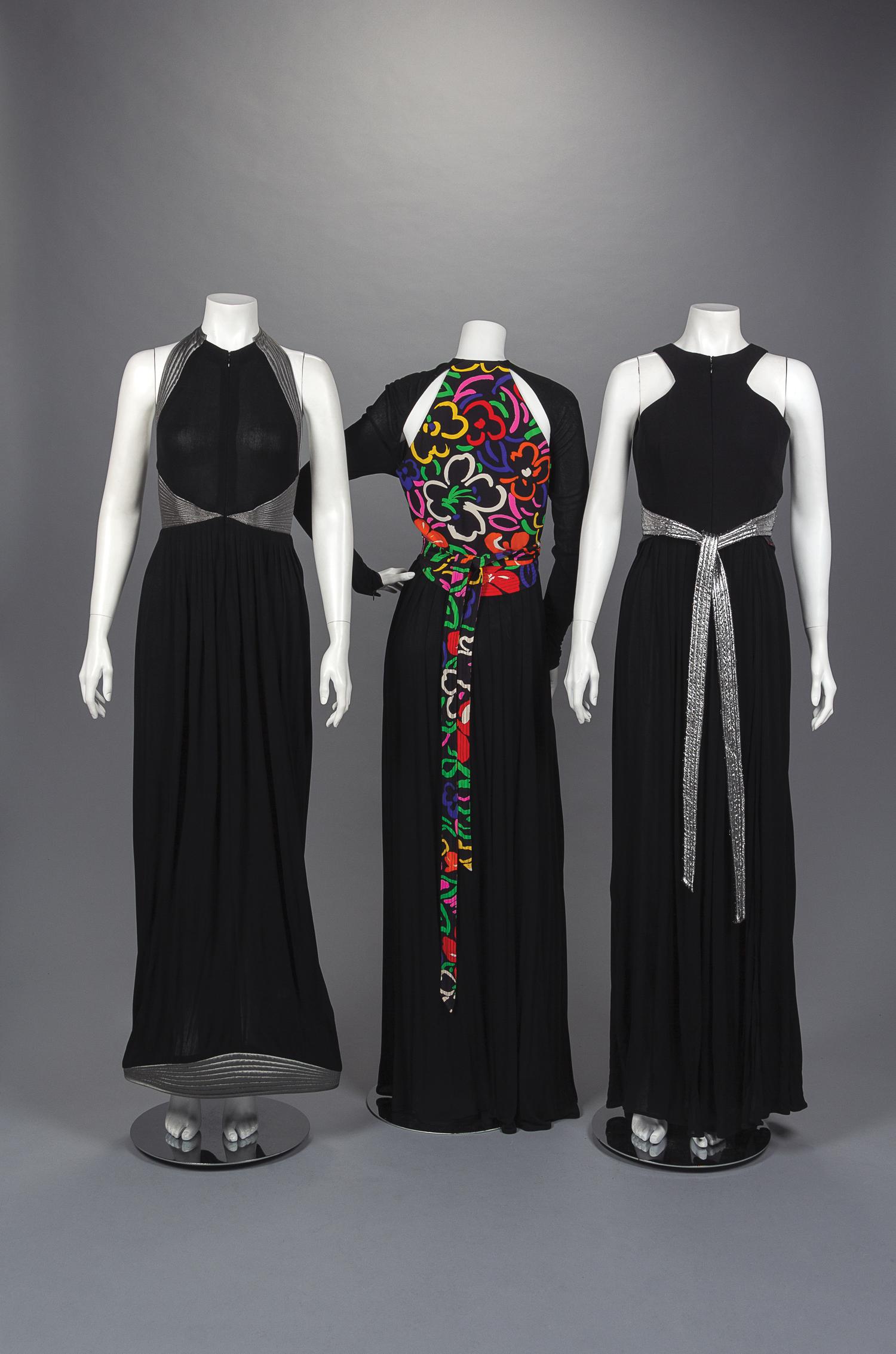 Three Geoffrey Beene Evening Dresses, Fall 1990