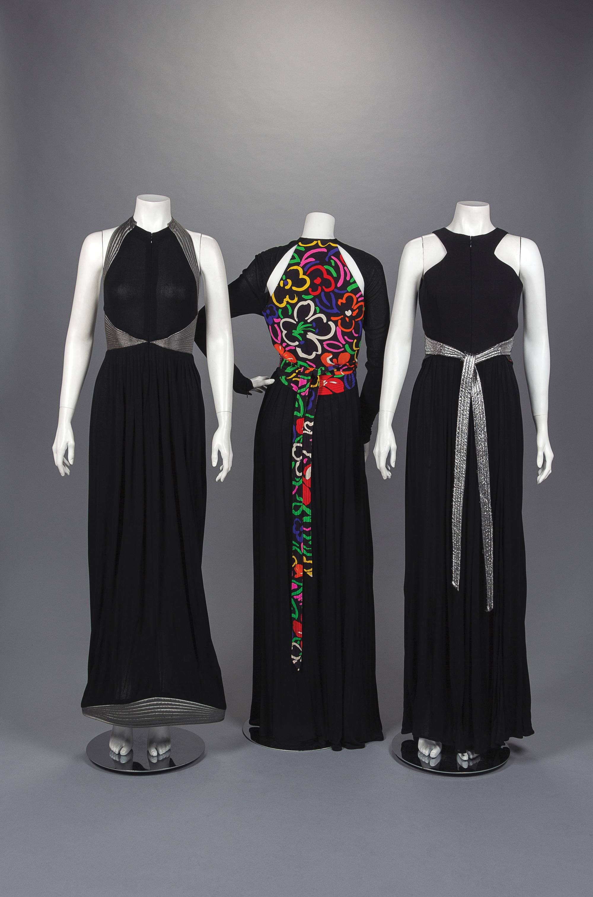 Three Geoffrey Beene Evening Dresses, Fall 1990
