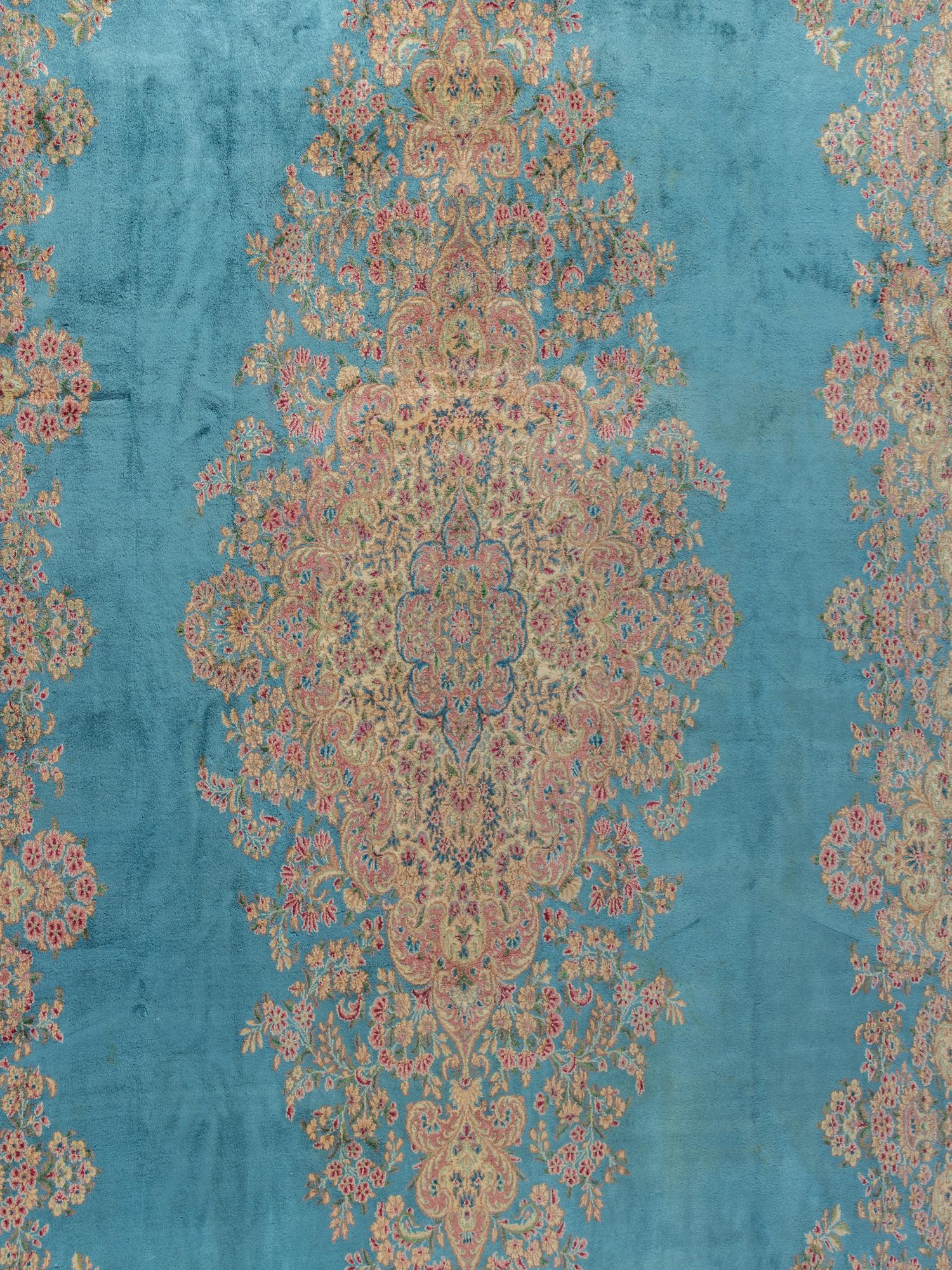 A Kirman Wool Rug