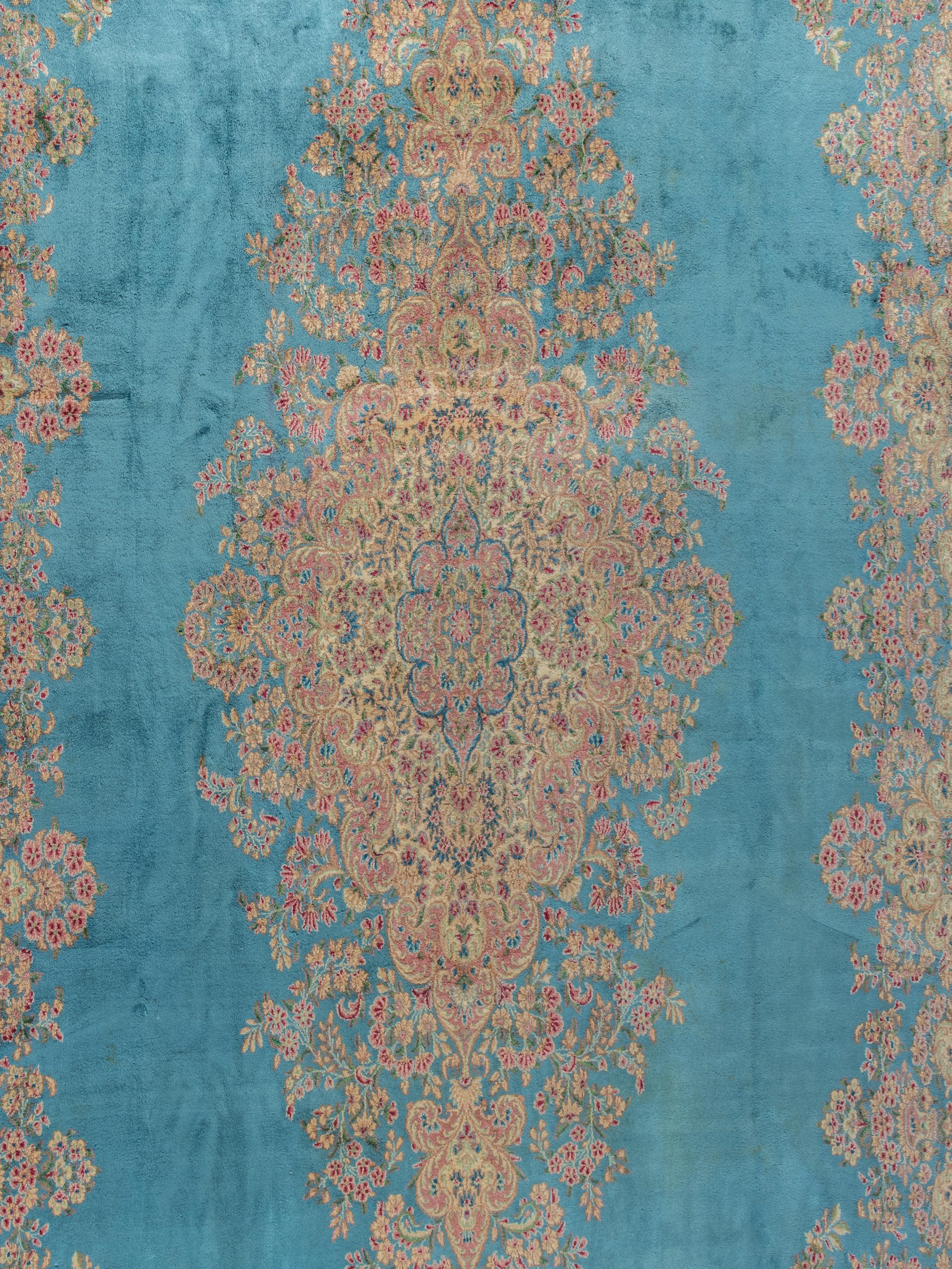 A Kirman Wool Rug