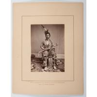 A. Zeno Shindler Albumen Photograph of Black Eagle, Yankton Dakota