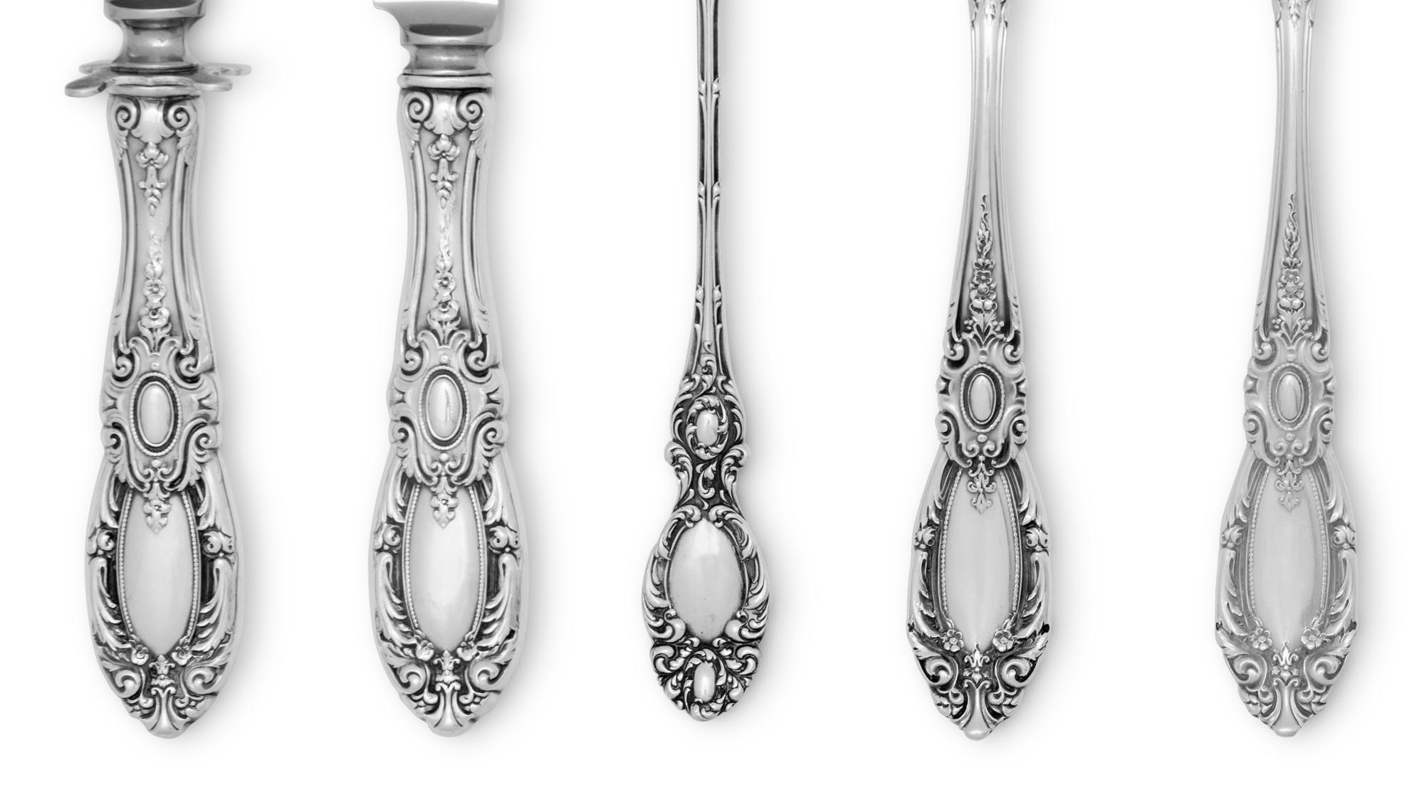 An American Silver Flatware Service
