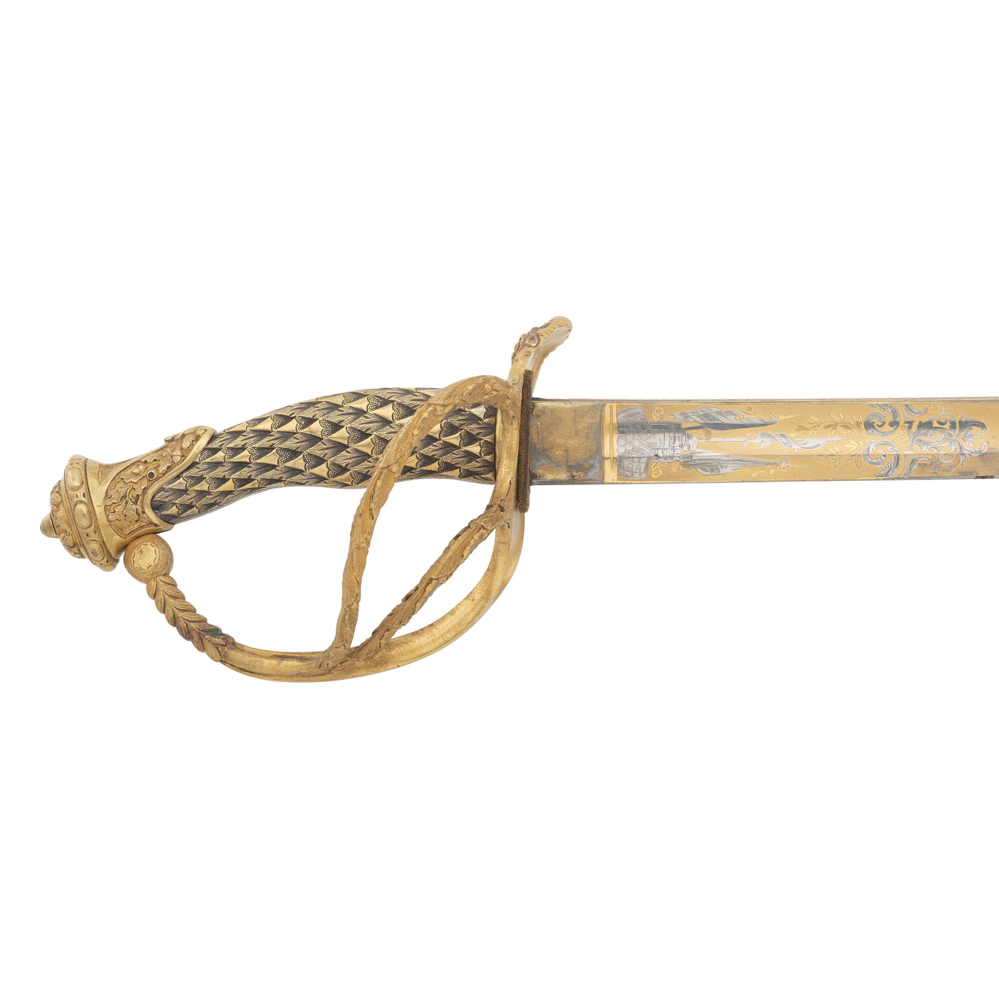 Presentation Grade Clauberg Cavalry Officer's Sword Inscribed to General James G. Blunt with CDV
