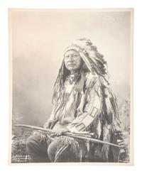 [NATIVE AMERICANS]. RINEHART, F.A. (1861-1928), photographer. Chief Spotted Elk . Omaha, NE: 1900.