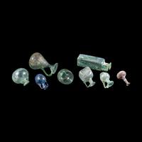 Eight Roman Glass Vessels