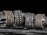 Navajo and Hopi Sterling Silver Cuff Bracelets