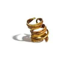 A Western Asiatic Gold Hair Ring