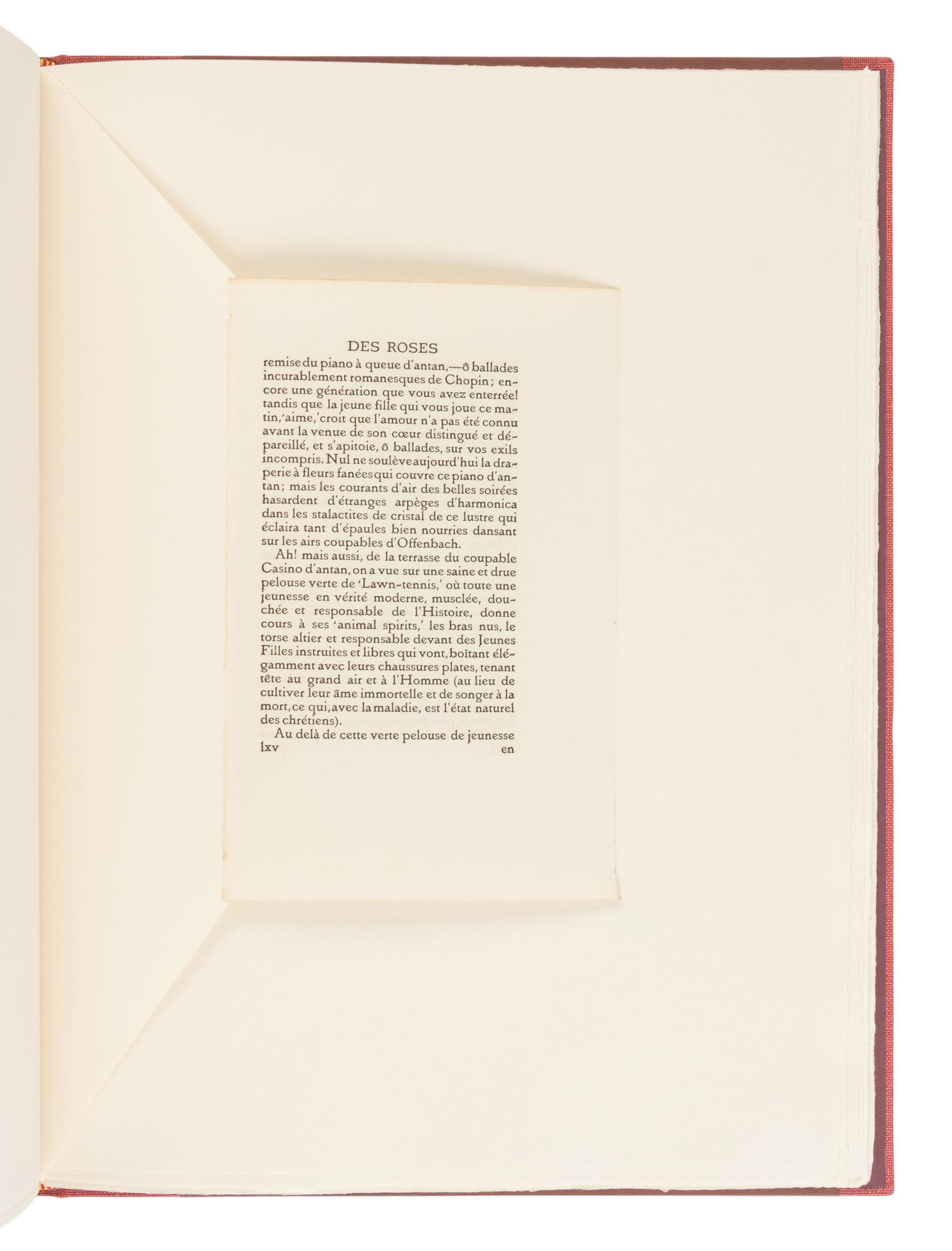 [LEAF BOOK - WHITTINGTON PRESS]. BUTCHER, David. Pages from Presses. Kelmscott, Ashendene, Doves, Vale, Eragny & Essex House . Herefordshire: The Whittington Press, 2006.