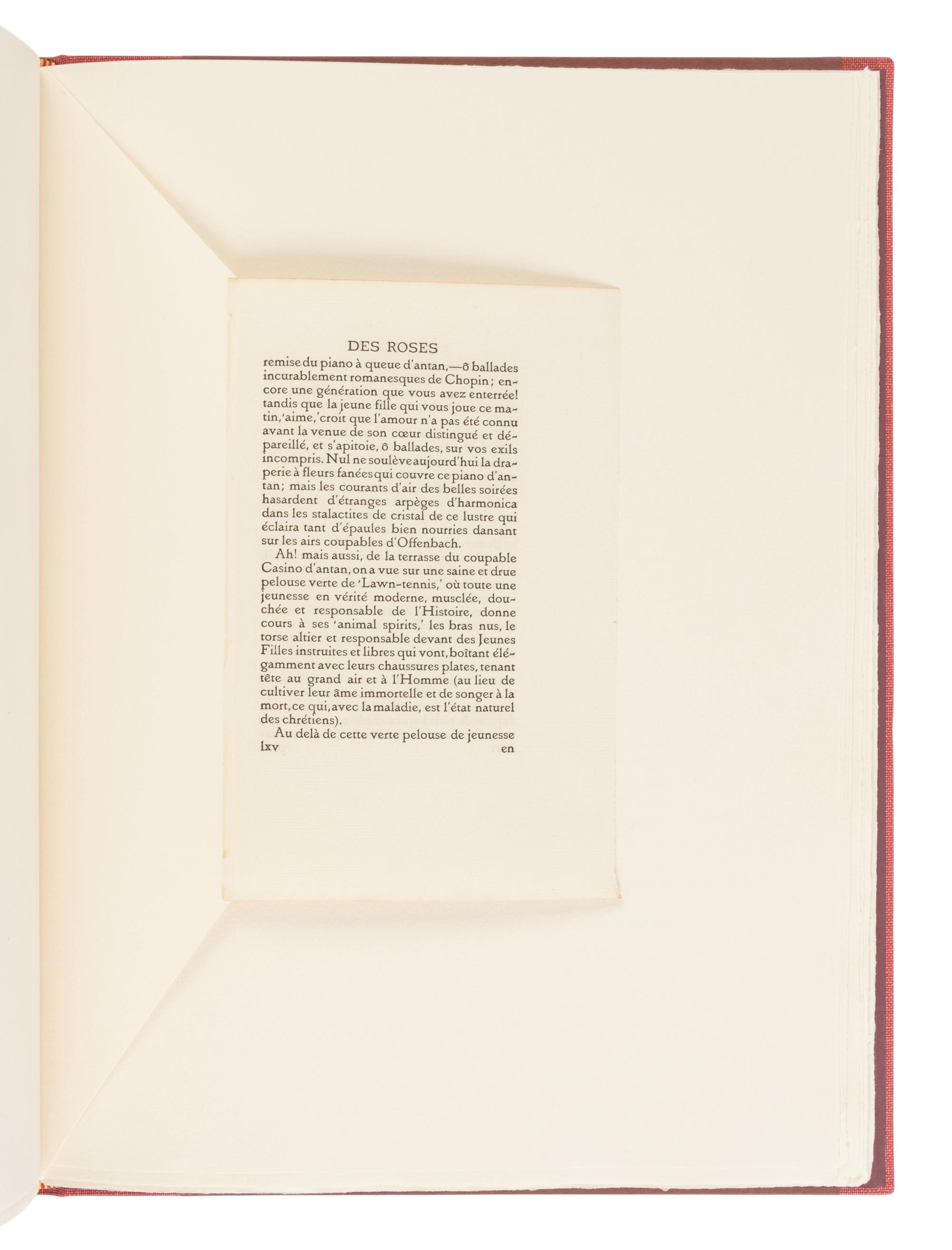 [LEAF BOOK - WHITTINGTON PRESS]. BUTCHER, David. Pages from Presses. Kelmscott, Ashendene, Doves, Vale, Eragny & Essex House . Herefordshire: The Whittington Press, 2006.