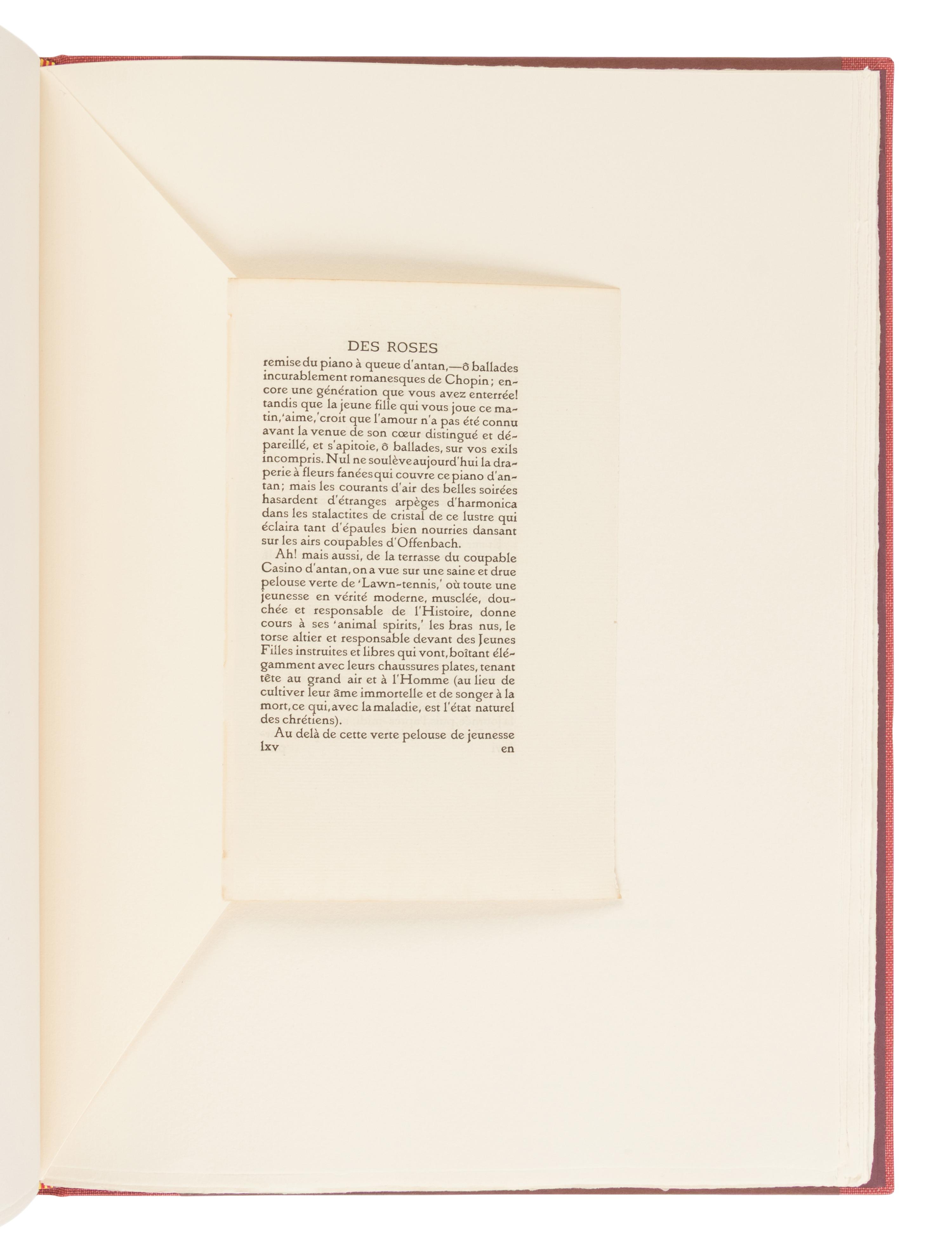 [LEAF BOOK - WHITTINGTON PRESS]. BUTCHER, David. Pages from Presses. Kelmscott, Ashendene, Doves, Vale, Eragny & Essex House . Herefordshire: The Whittington Press, 2006.