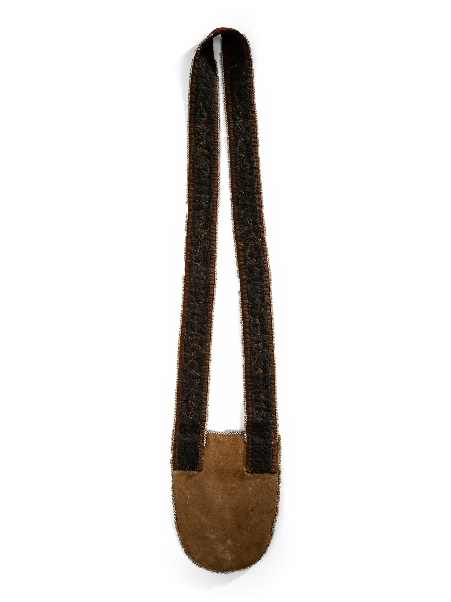 Athapaskan Beaded Hide Shot Pouch