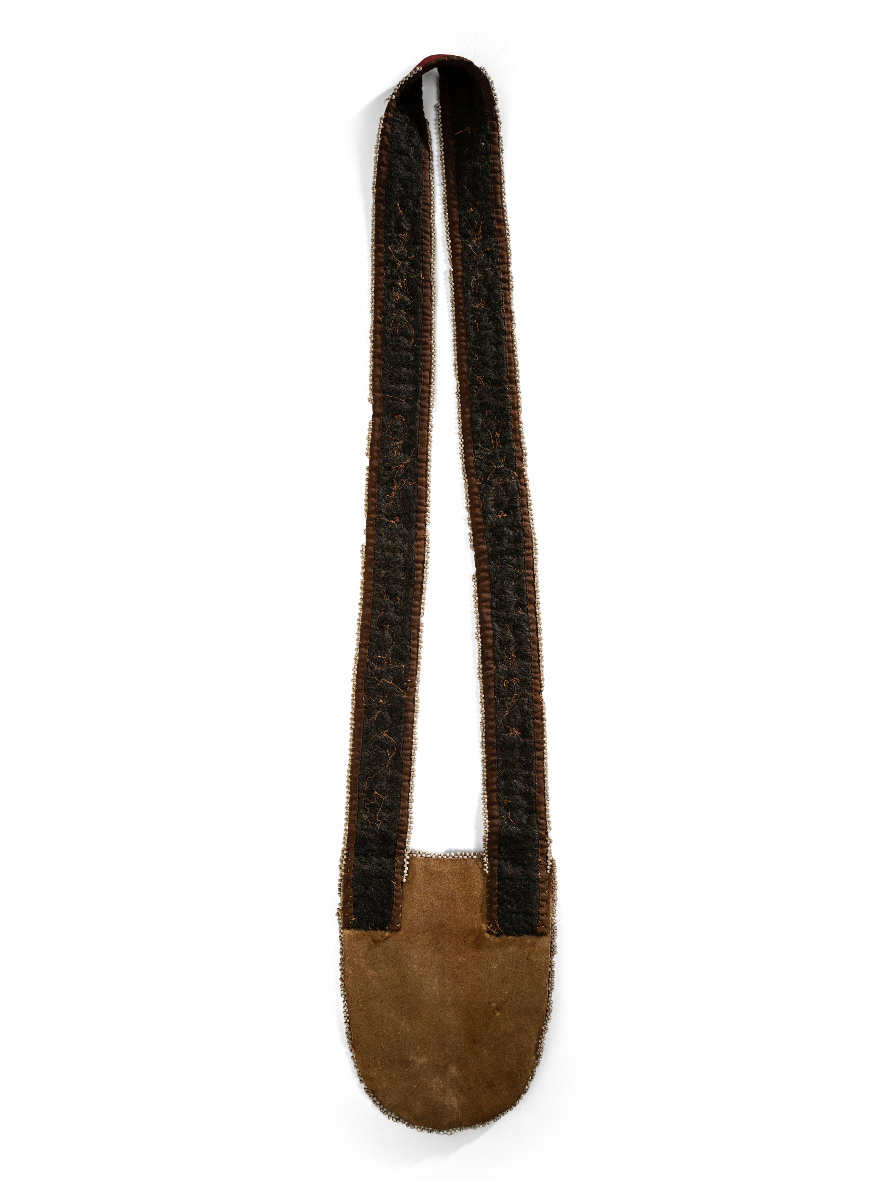 Athapaskan Beaded Hide Shot Pouch