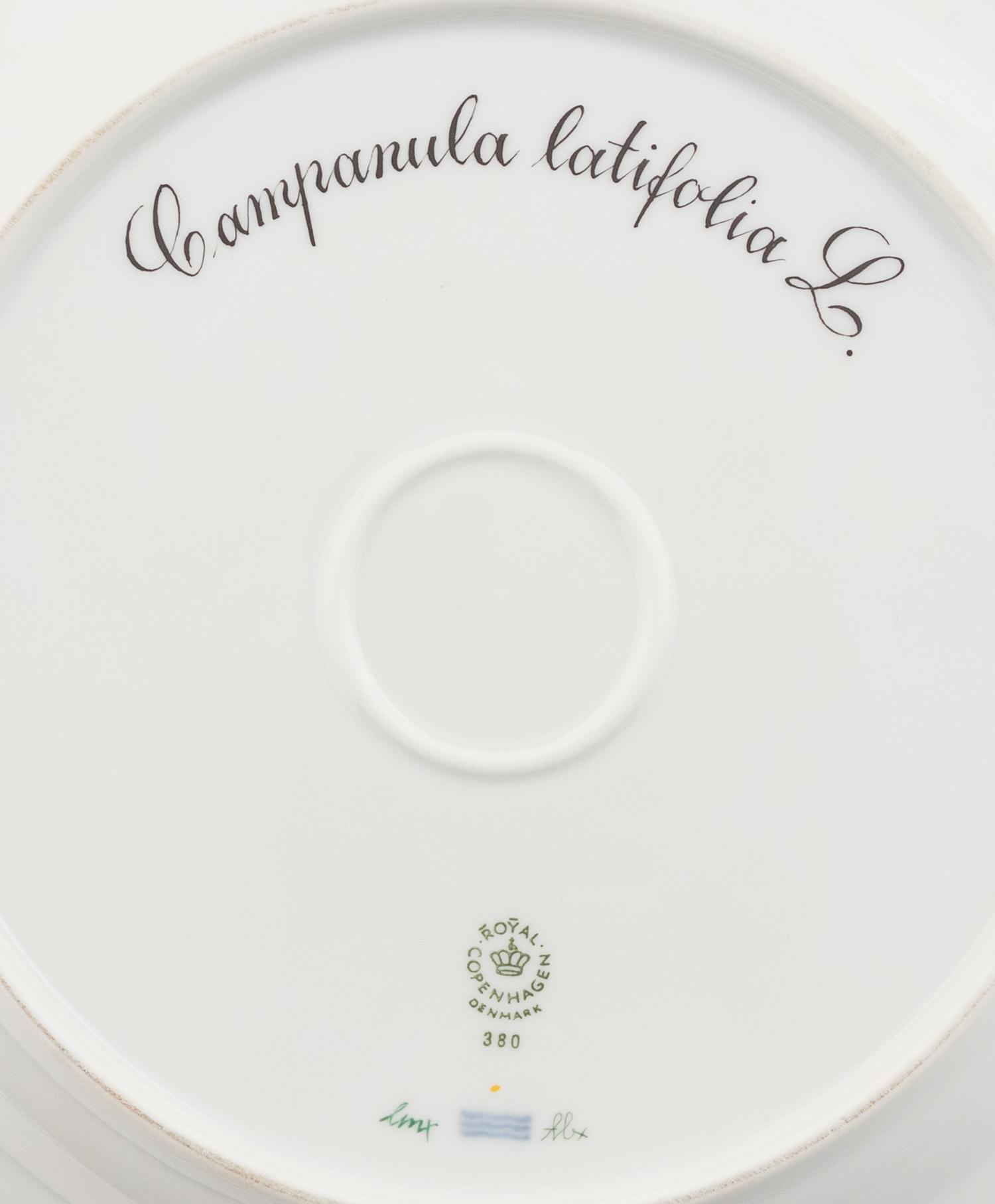 A Set of Seven Royal Copenhagen Flora Danica Reticulated Porcelain Dinner Plates