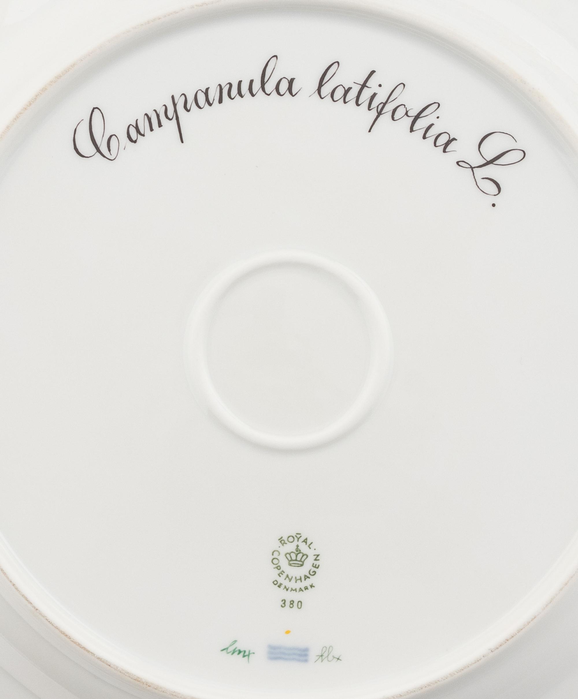 A Set of Seven Royal Copenhagen Flora Danica Reticulated Porcelain Dinner Plates