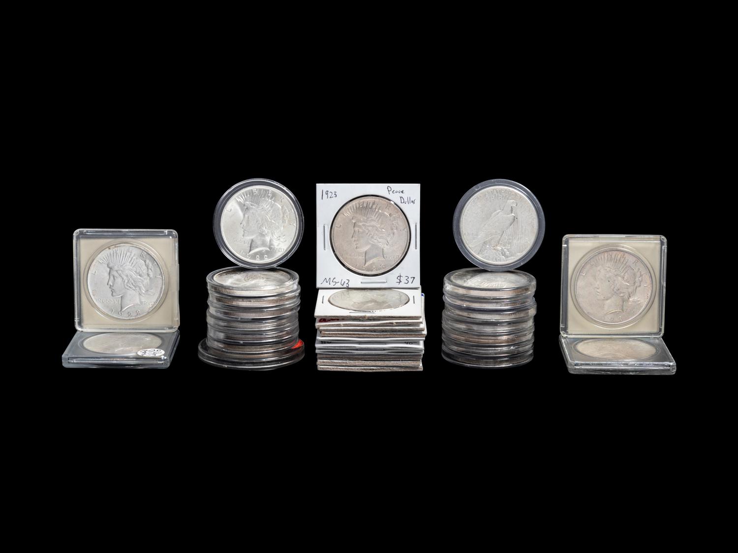 Thirty Peace $1 Coins