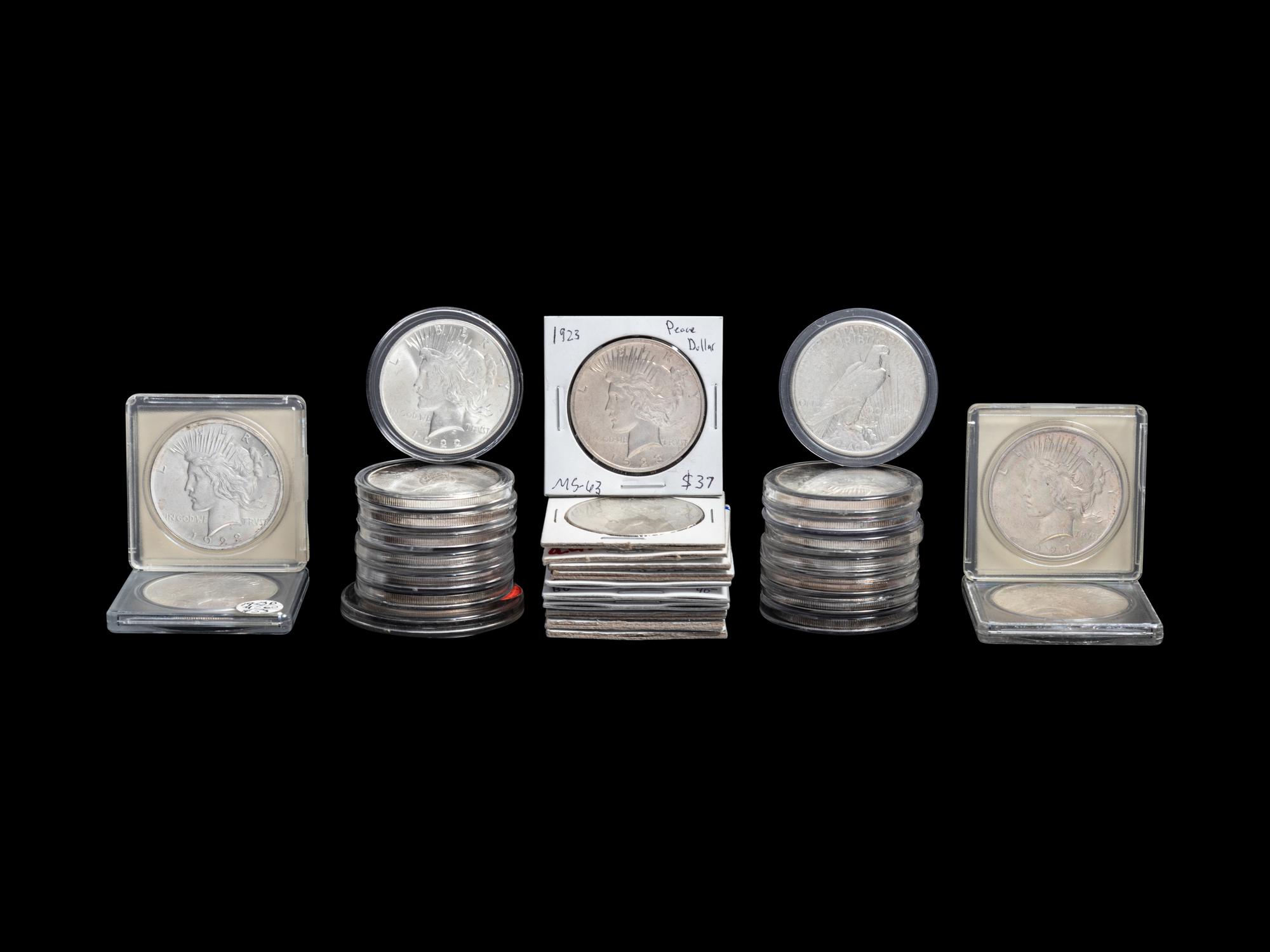 Thirty Peace $1 Coins