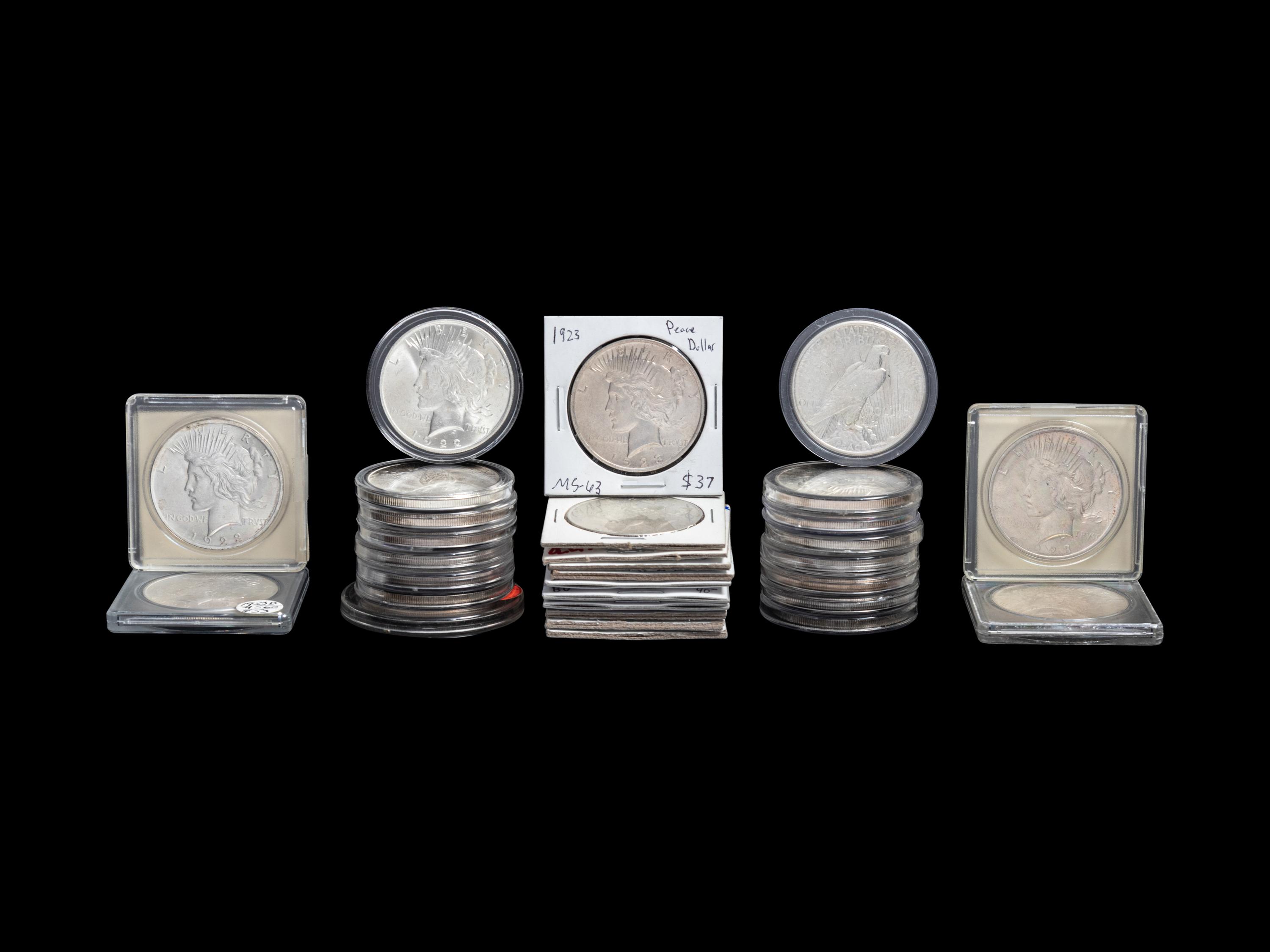 Thirty Peace $1 Coins