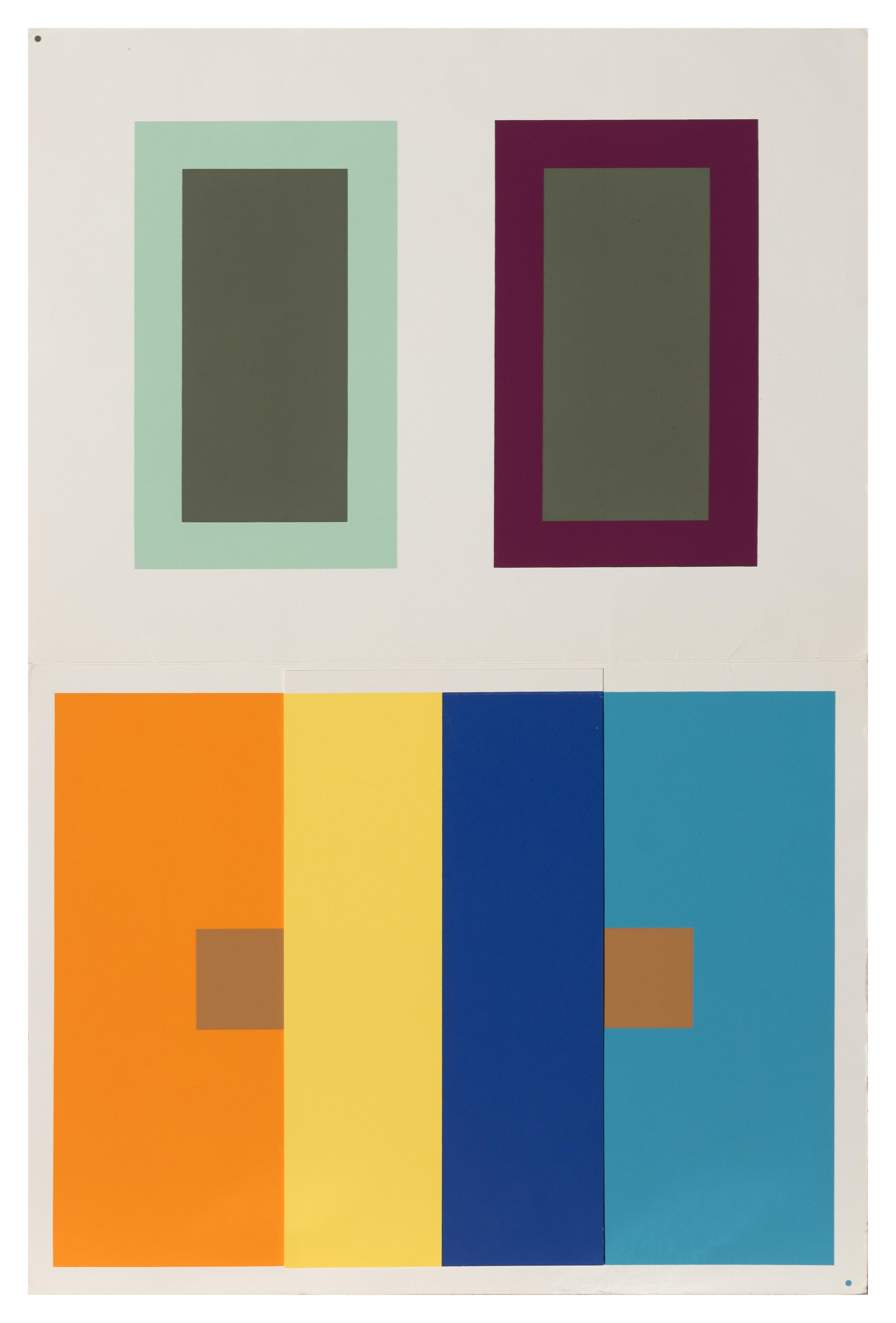 Interaction of Color (portfolio with complete text folder, bound text volume, and 80 color screenprints), 1973