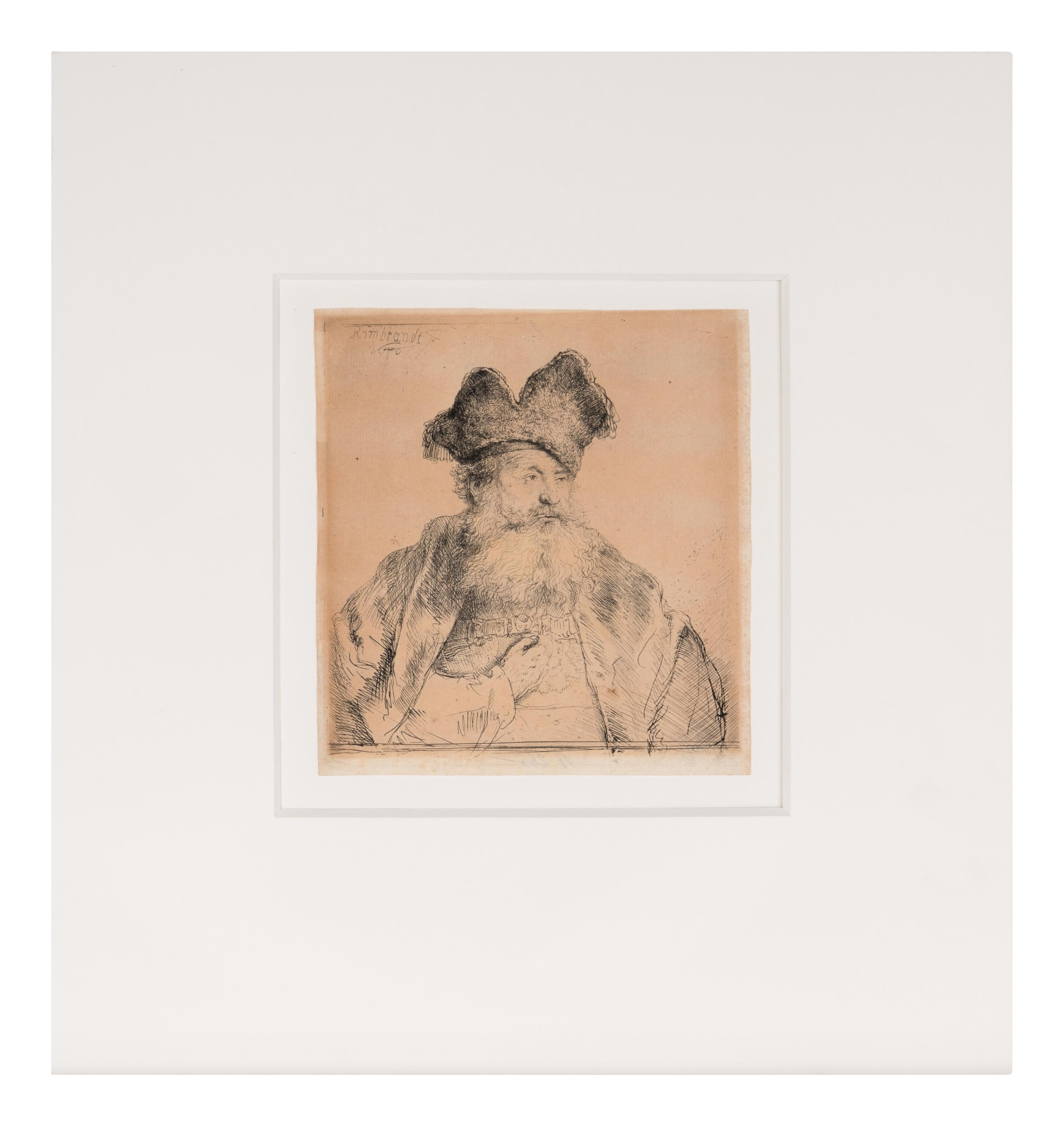 Old Man with a Divided Fur Cap , 1640