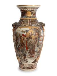 A Large Japanese Satsuma Vase