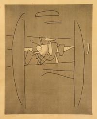 Willi Baumeister, (German, 1889–1955), Segmente mit Figuren, 1936