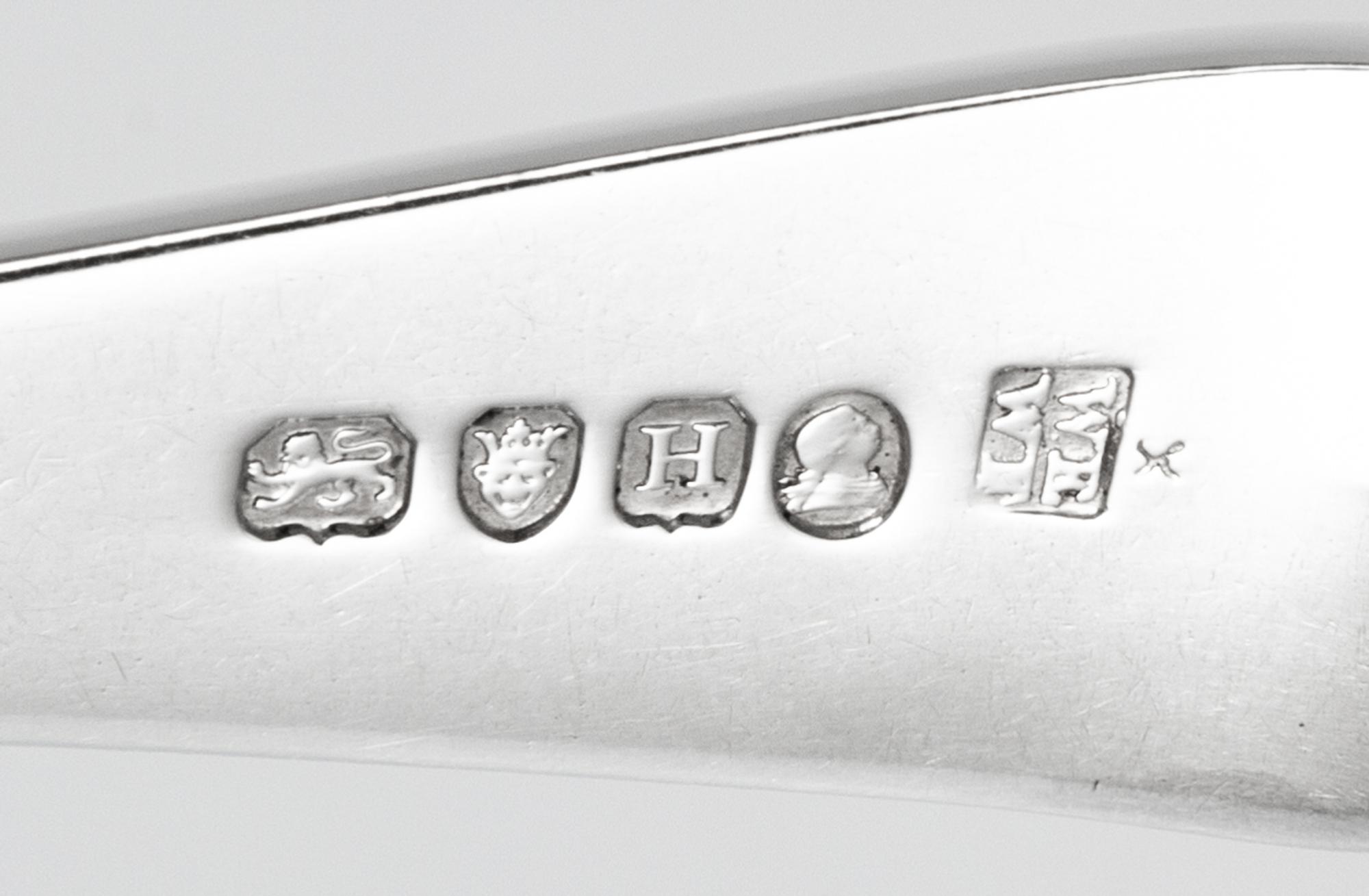 A Group of Twelve George III Silver Serving Spoons, Various makers, comprising a set of six marked for William Ely & William Fearn, Lon