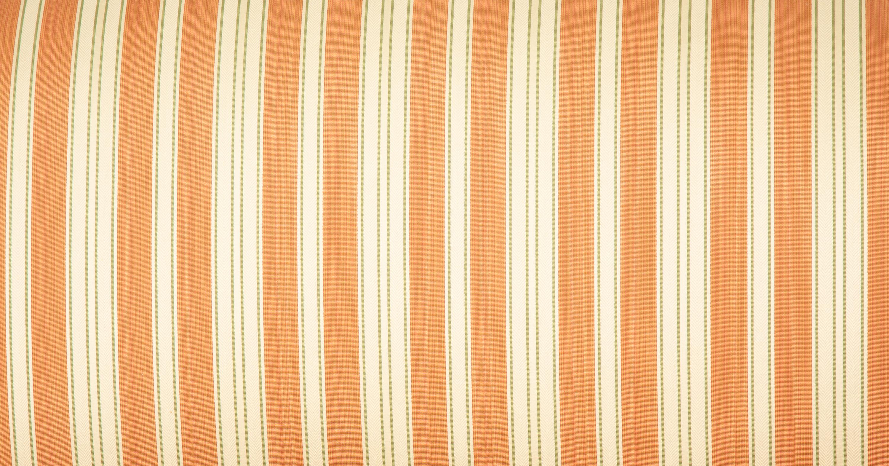 A Modern Camelback Sofa with Stripe Upholstery