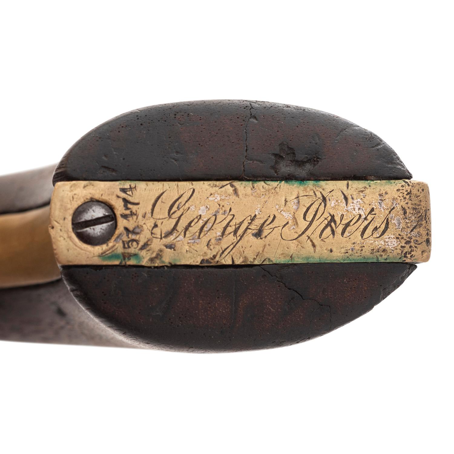 Colt Model 1849 Pocket Revolver Inscribed to George Ivers