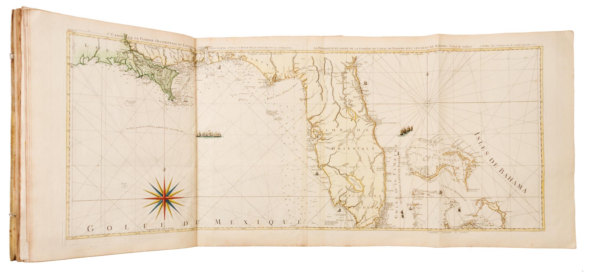 LE ROUGE, George Louis (1712-1790). Atlas Amériquain Septentrional contenant les details des differentes provinces... Paris, 1778