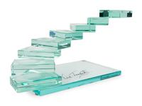 A Glass Works Studio Caviar Stand — 20TH CENTURY