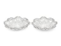 A Pair of American Silver Francis I Nut Dishes