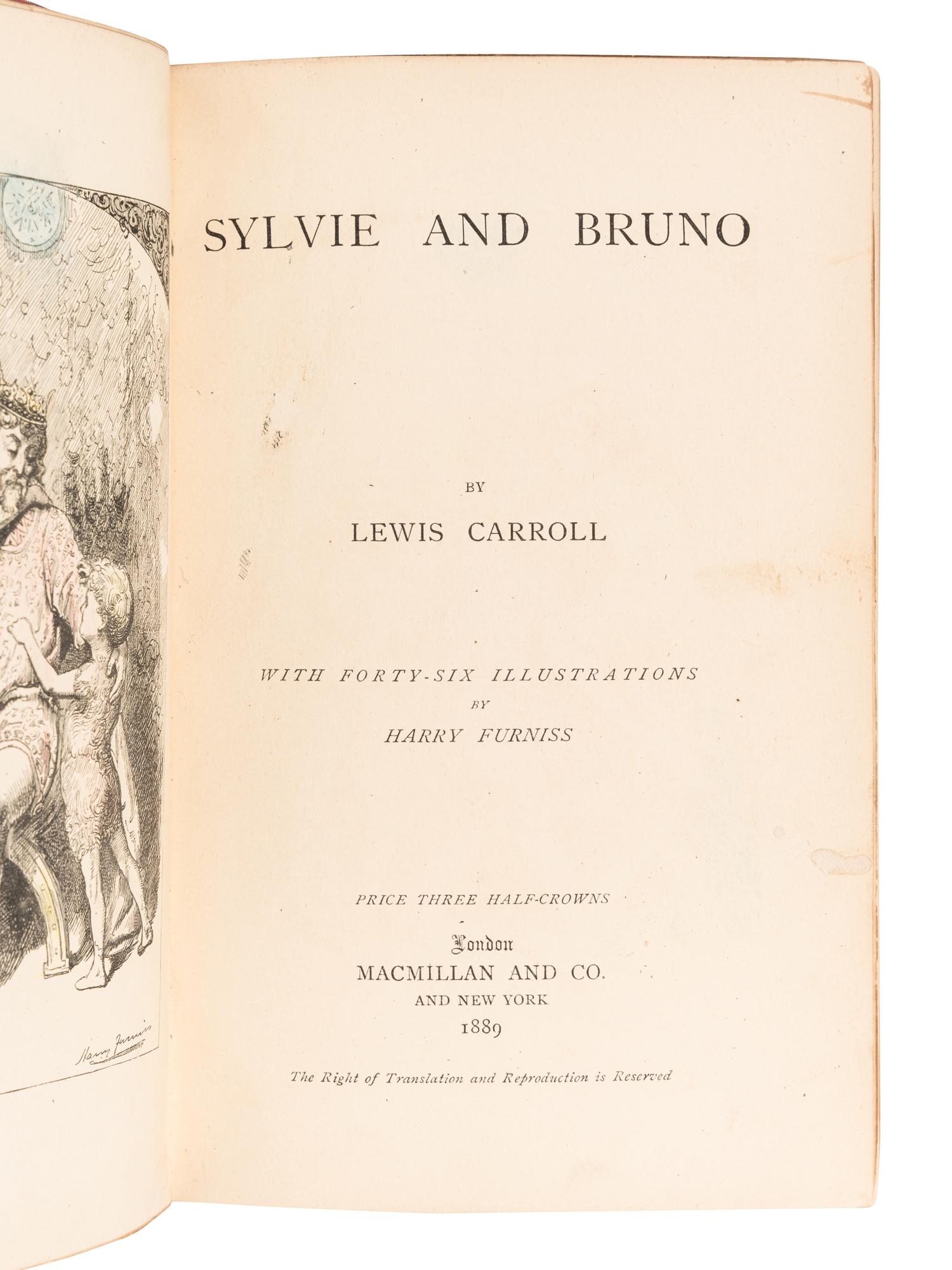 DODGSON, Charles Lutwidge ("Lewis Carroll") (1832-1898). Sylvie and Bruno. London et al: MacMillan and Co., 1889.