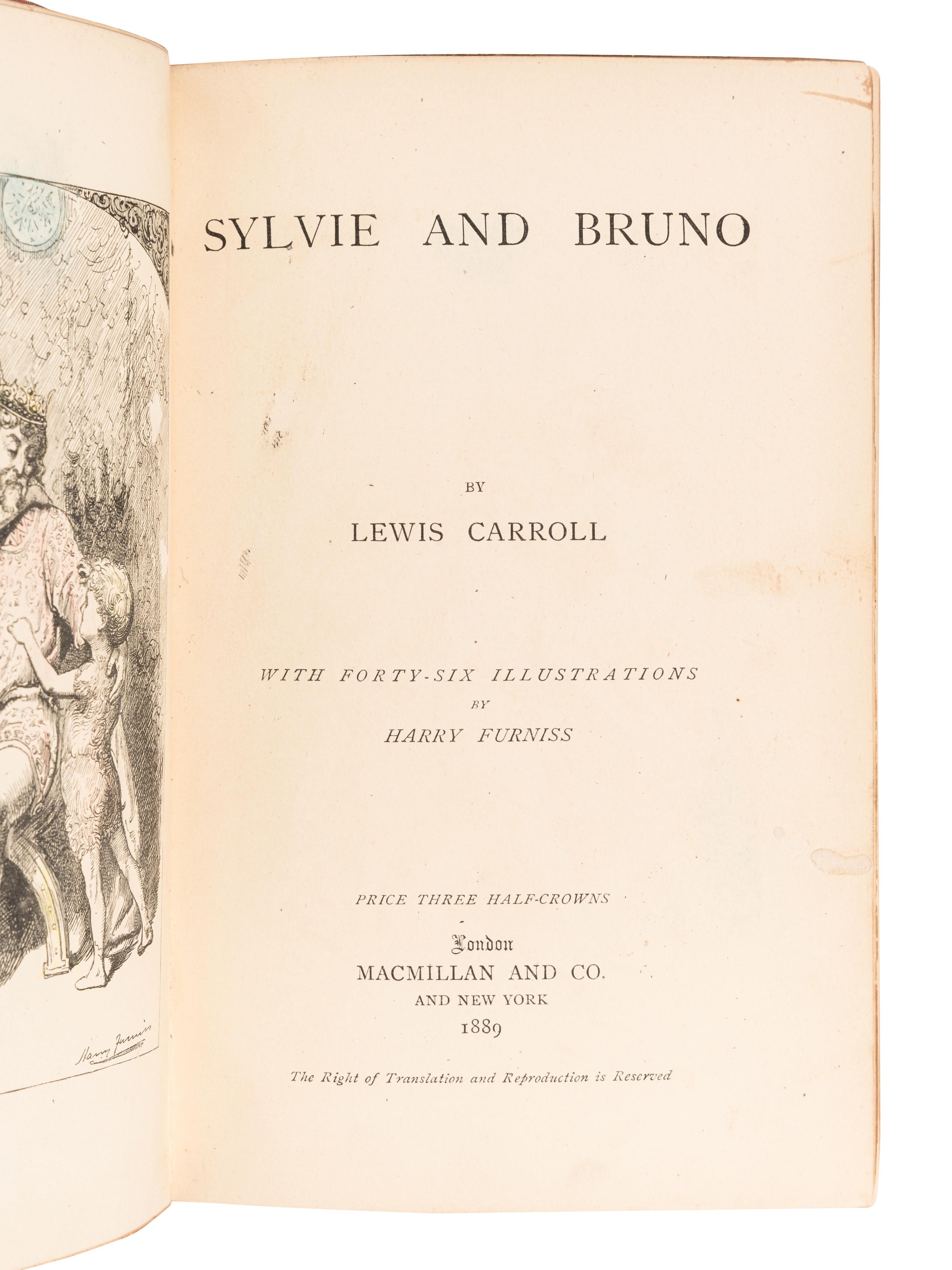 DODGSON, Charles Lutwidge ("Lewis Carroll") (1832-1898). Sylvie and Bruno. London et al: MacMillan and Co., 1889.