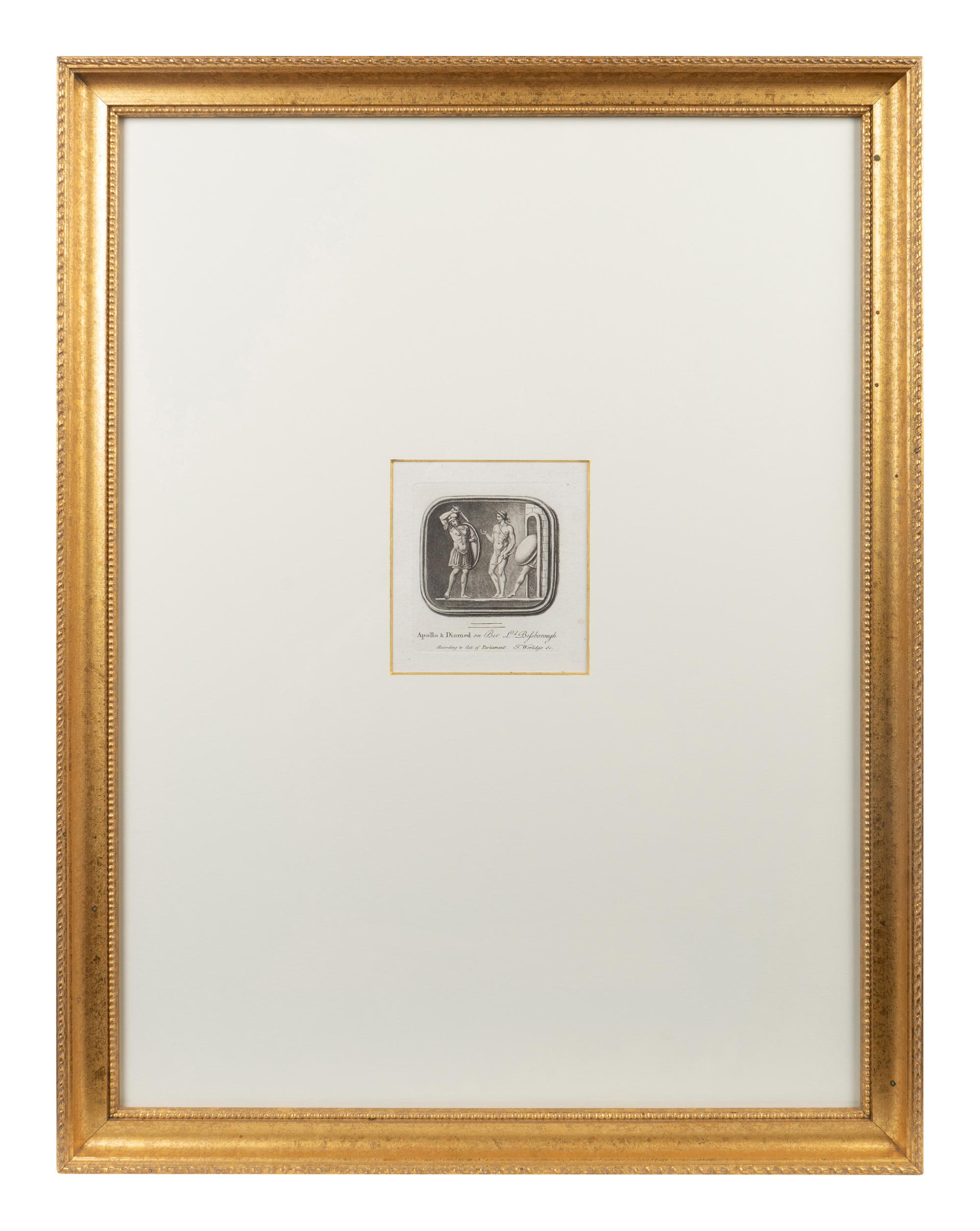 A Set of Six Grand Tour Engravings by Thomas Worlidge — 18TH CENTURY